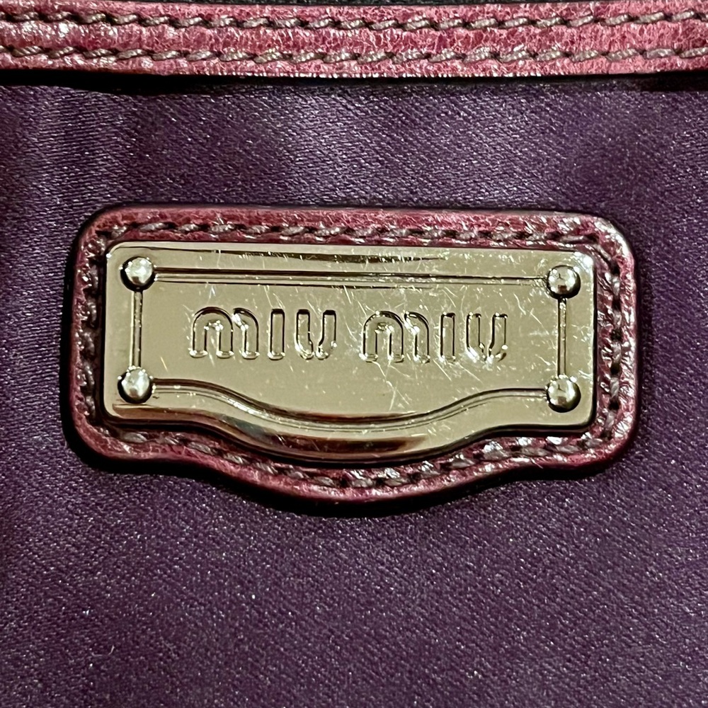 Miu Miu Colorblock Leather Wristlet Clutch - Picture 8 of 12